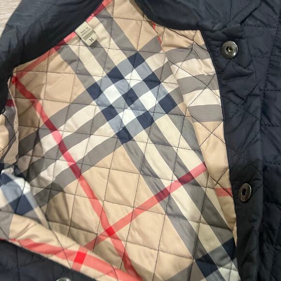 Burberry London Black Quilted Women Jacket Medium - Picture 8 of 10